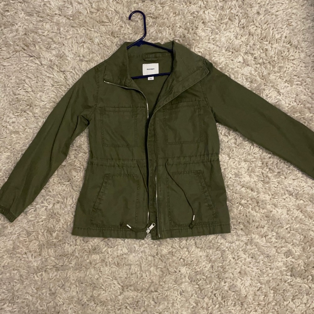 NWOT Old Navy Green Safari Jacket